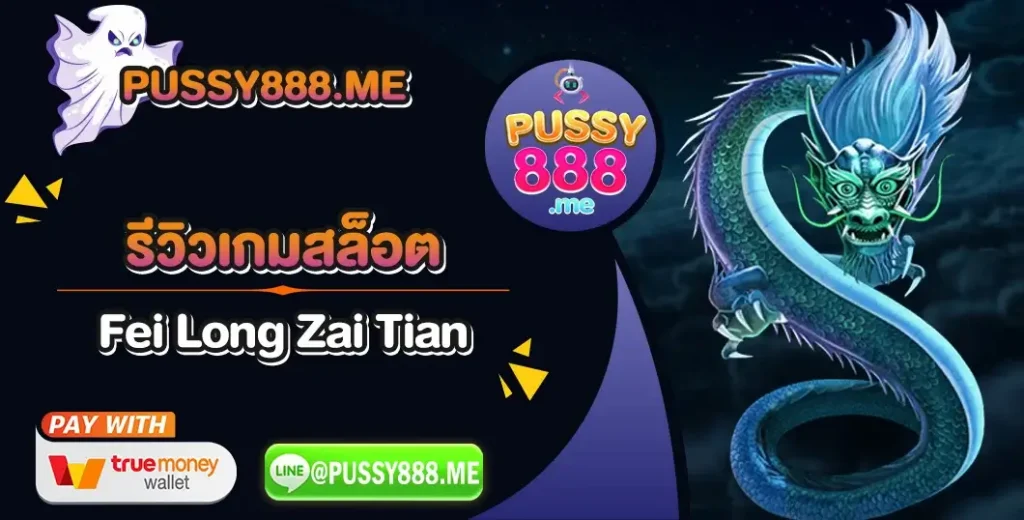 รีวิวเกมสล็อต Fei Long Zai Tian ค่าย Pussy888