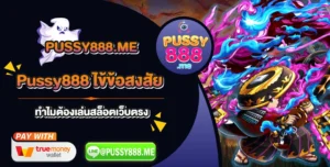 Pussy888 ไข้ข้อสงสัย ทำไมต้องเล่นสล็อตเว็บตรง