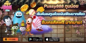 Pussy888 ทุนน้อย เริ่มต้นลงทุนด้วยเงินเพียงบาทเดียว